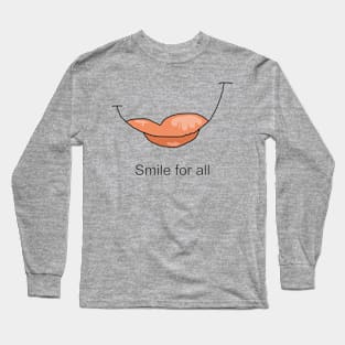 Smile Mosaic Long Sleeve T-Shirt